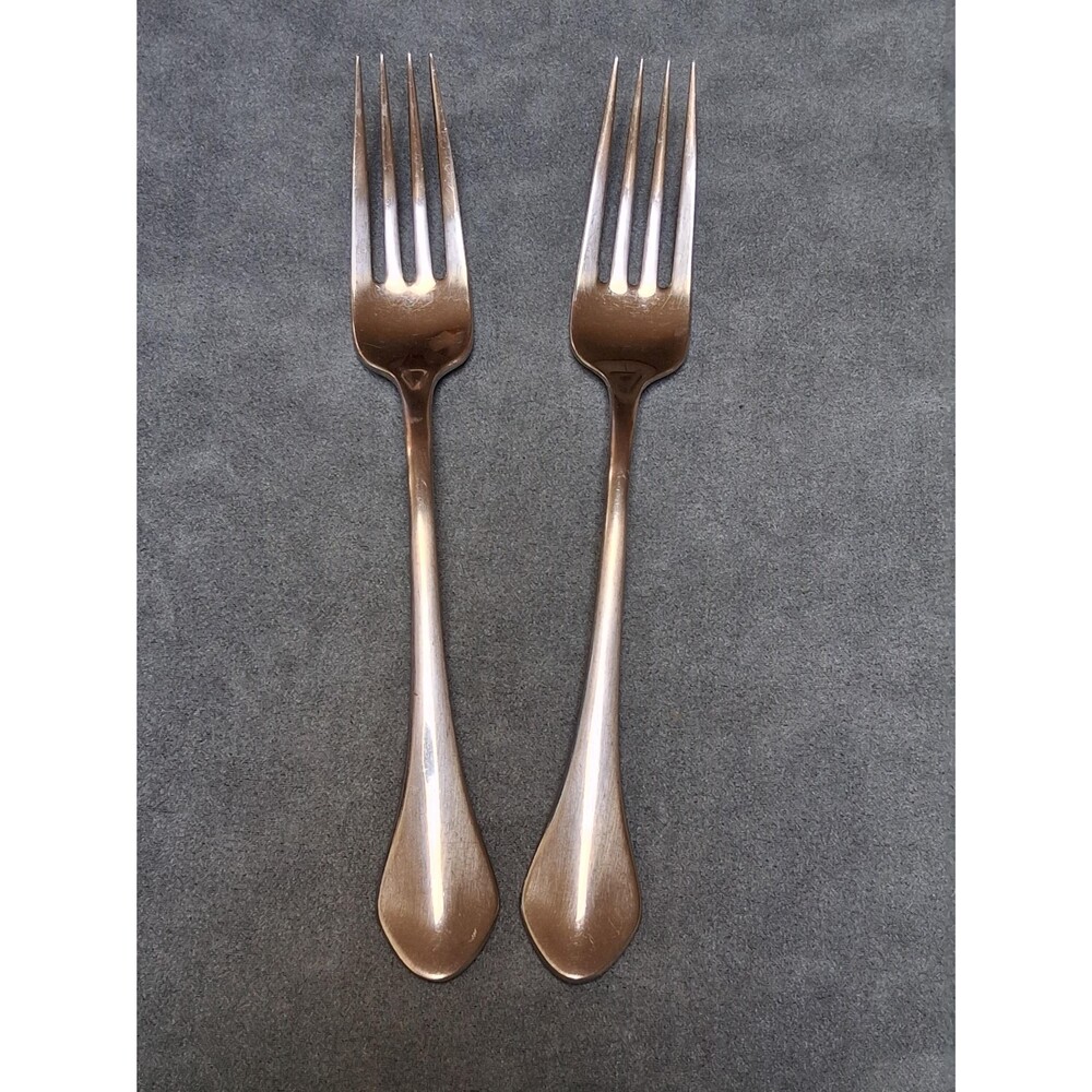 Vintage Oneida Capello Stainless Flatware Lot 2 Dinner Forks Replacement